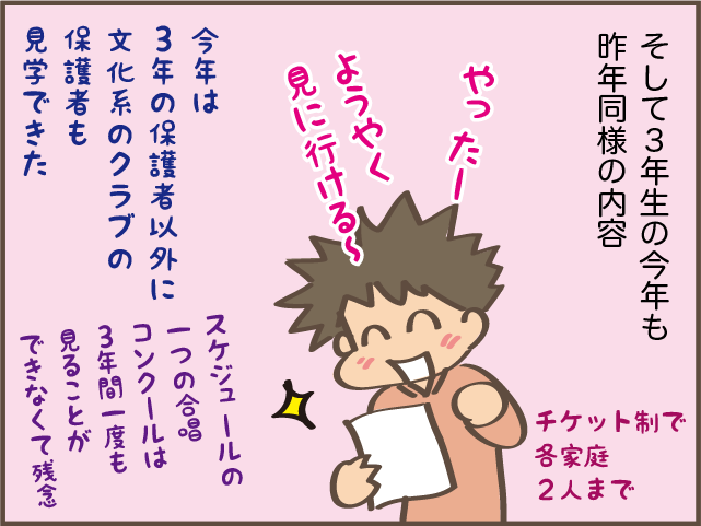 コロナ禍の高校3年間。ようやく見ることのできた次女の「最後の学校祭」／しまえもん（4）