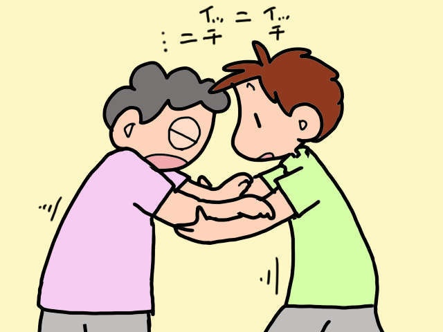 自立歩行が困難な認知症義母。教わった方法で「手引き歩行」してみると...思わぬ代償が！／山田あしゅら（1）