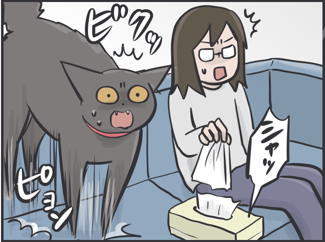 「猫の召使い」の生活。普段は甘えてこないくせに...要求が細かくない!?／フニャコ（6）