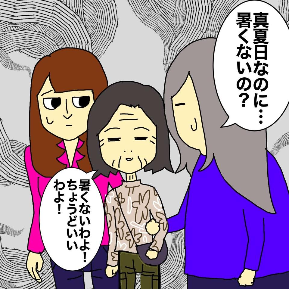 「高齢者エアコンつけない問題」暑さの感覚が鈍い認知症母を熱中症から守るため、娘がとった方法／ワフウフ（3）