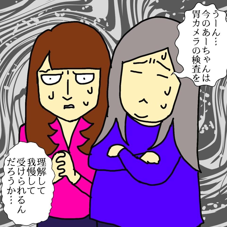 「胃がムカムカするの」認知症の母が胃カメラ検査を受けて判明した「お腹に詰まっていたもの」／ワフウフ（4）