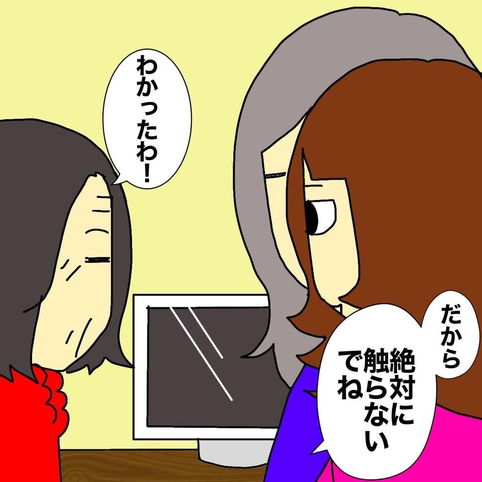 老人ホームにいる母とテレビ電話で交流したい！ でもなぜか画面に不信感があるようで...／ワフウフ（4）