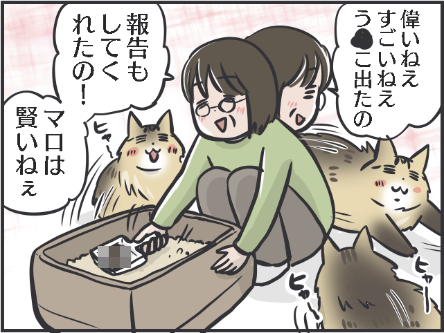 「褒めて伸ばす」は猫にも通用する!? 愛猫の一挙一動をとにかく褒めまくる母がすごい！／フニャコ（9）