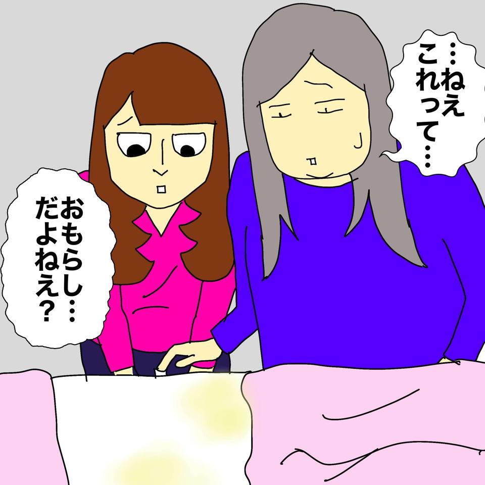 【認知症母と姉妹】母から漂ってくる尿臭問題。プライド高い母にオムツをすすめるには／ワフウフ（2）
