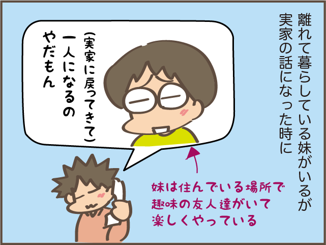 遠方に一人で暮らす高齢の父への不安...実家へ戻るという決断の難しさ／しまえもん（7）