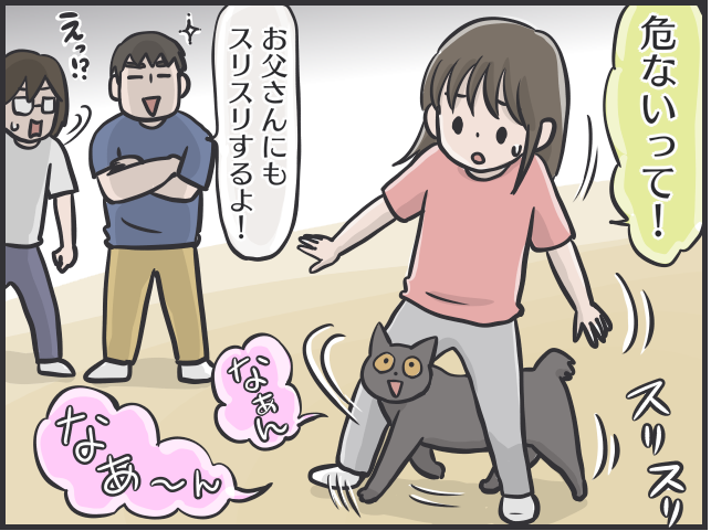 愛猫のお腹を撫でたいのに...娘に優しく、私に厳しい愛猫／フニャコ（2）