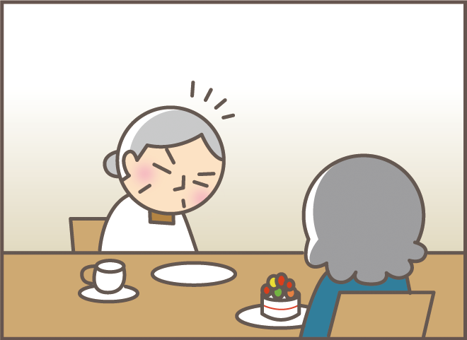 久々にいとこと再会した認知症の義母。上機嫌に同じ質問を繰り返し...／バニラファッジ（11）