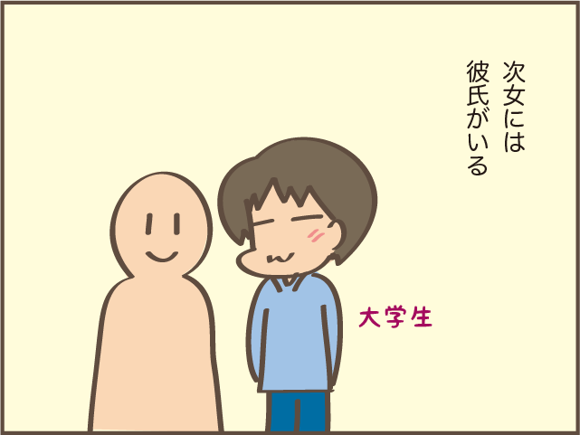 「お父さんには言わないで」彼氏の存在を父に隠す大学生の次女。しかし「意外なきっかけ」でバレた！／しまえもん（2）