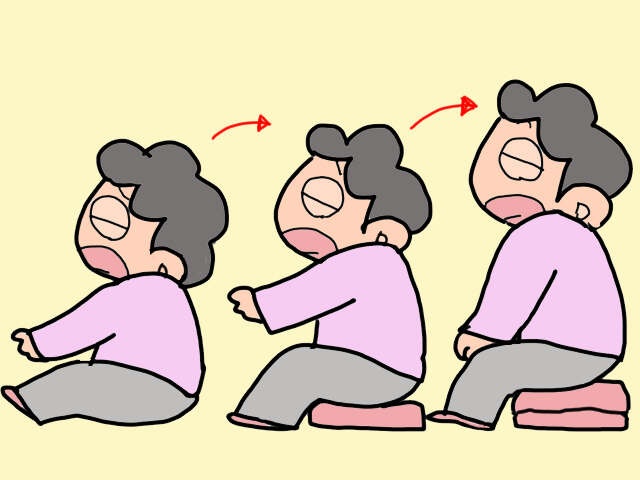 「立ち方」を忘れてしまった？ 床にへたり込んだ認知症の母を起こすには／山田あしゅら（9）