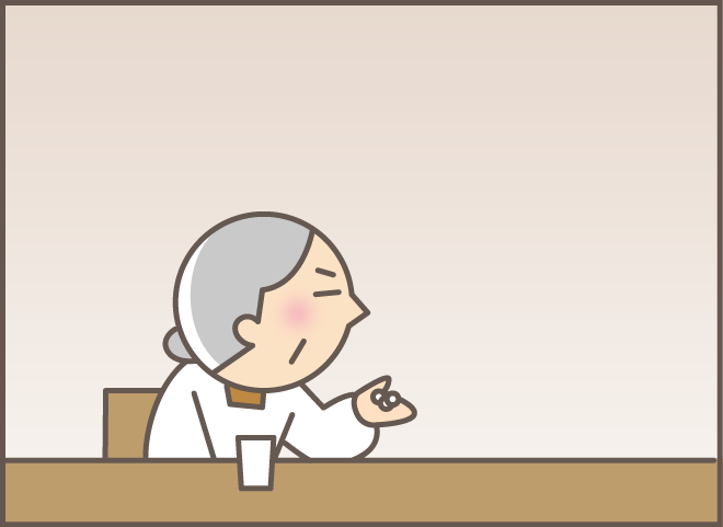 薬を手渡しても「これどうしたらいいの？」認知症のお義母さんの予想外の反応／バニラファッジ（7）