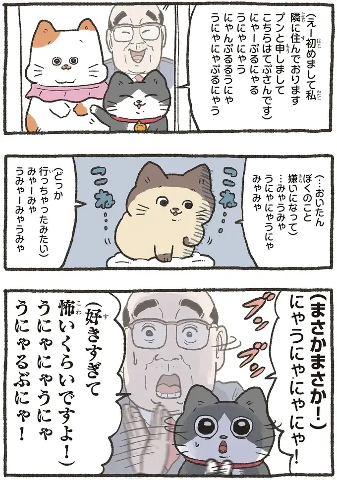 飼い主に嫌われたと泣く猫さん。言葉がわかるねこおじがアドバイスを／ねこに転生したおじさん 6（3）