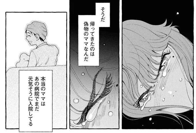 病気のせいで別人のようになった母...その容態を認めたくない中学生の必死の抵抗／ぷくちょらりファミリア（1）