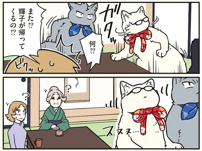 猫になった兄弟が同時にハッ！ その「察知力」に周囲が振り回されて／ブラック企業の社員が猫になって人生が変わった話8（8）