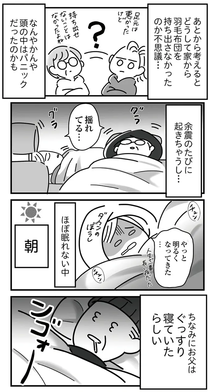 地震発生の夜は車中泊。「寒さ」と「余震」でほぼ眠れない長い夜に／令和6年能登半島地震体験記（7）