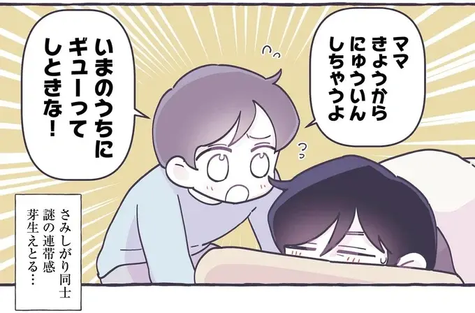 ママは出産直前。寂しがり屋の息子とパパがやっておきたいことは...？／るしこの子育て日記4（1）