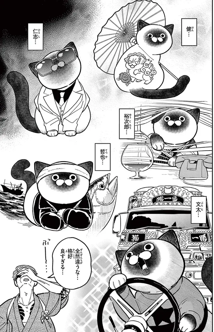 「鉄砲玉の...タマ!?」元極道が野良猫の命名に頭を悩ませていると...／オヤジとにゃん吉（8）