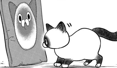 思わず赤面！ 野良猫との会話は...お隣さんに筒抜けだった！／オヤジとにゃん吉（1）