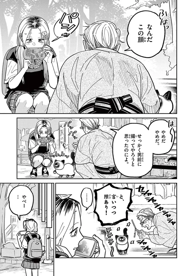「ベストショットを仕留めてやる」ガラケーで野良猫の撮影にチャレンジ／オヤジとにゃん吉（12）