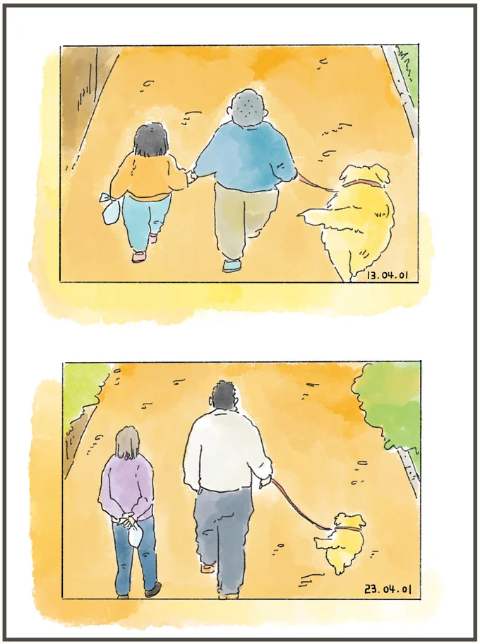 「オレが守ってやらんと！」天国から泣き虫兄妹を見守る大型犬。その後に...／天国での暮らしはどうですか（12）