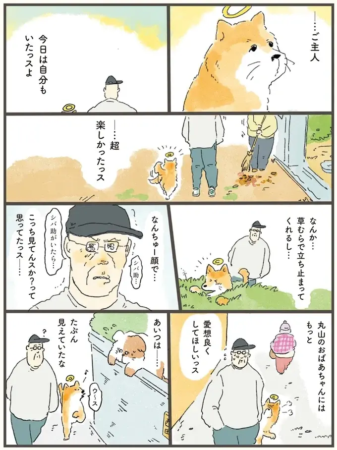 「もしかしたら...どこからかひょっこり」。亡き愛犬との散歩道を歩く飼い主／天国での暮らしはどうですか2（7）