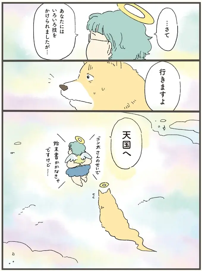 寿命を迎えた犬。最期にどうしても飼い主と過ごしたいと...／天国での暮らしはどうですか2（8）