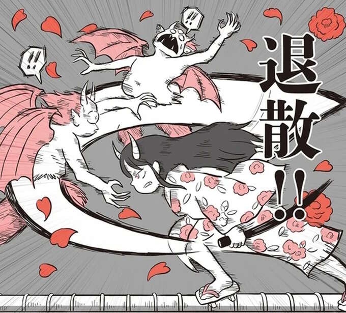 おいしいラーメンを守るため。鬼姫様が店主を苦しめる悪妖を斬る！／鬼姫神社通り商店街（1）