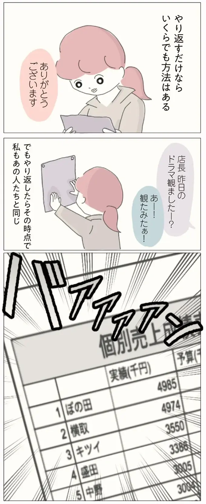 私は私のために時間を使う！ 貪欲に学んだ商品知識を接客に生かし、ついに目標達成／女社会の歩き方（5）