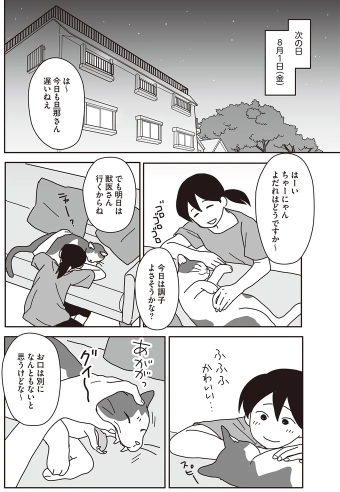愛猫の口内に見つけた大きなできものが！ 気づいてあげられずごめん... ／世界一幸せな飼い主にしてくれた猫（2）