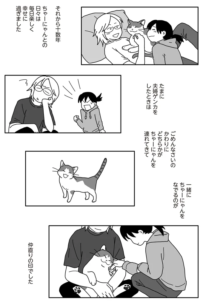 飼い猫が夫婦の縁をつないでくれた。2人と1匹の幸せな日常が続いていくと思っていたのに／世界一幸せな飼い主にしてくれた猫（6）