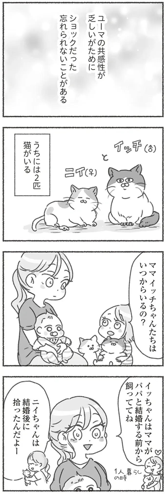 妻が結婚前から飼っている猫の面倒をみない夫。その言い分は確かに正しいけれど／夫と心が通わない（3）