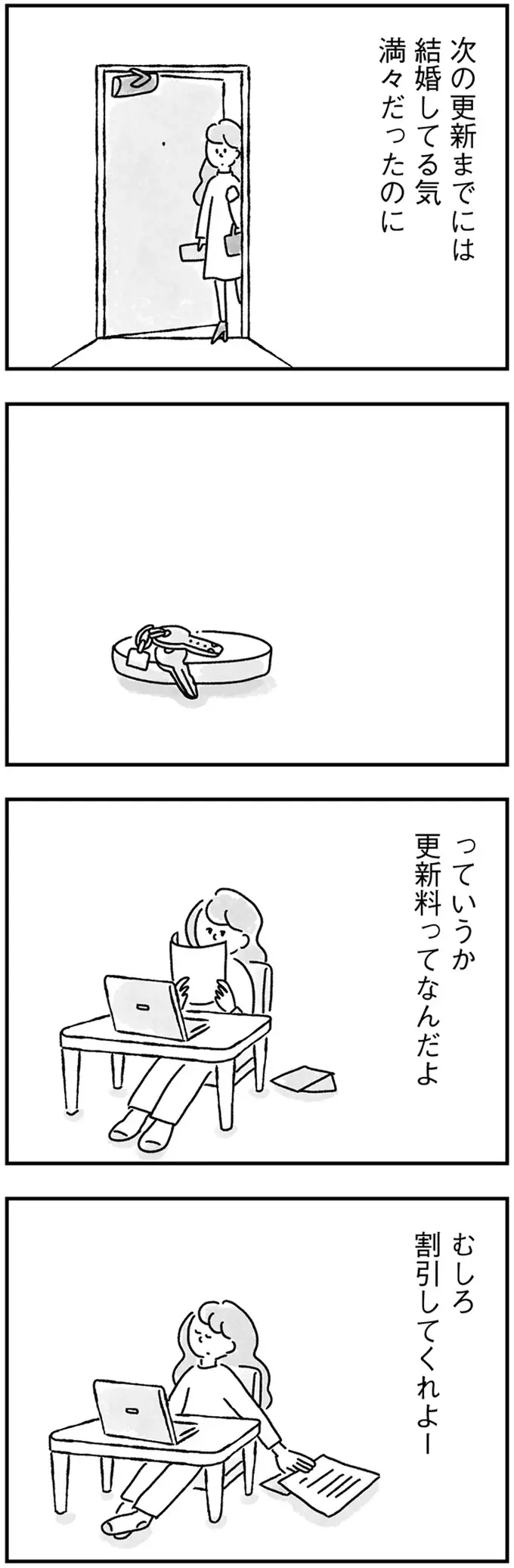 更新のお知らせが来た一人暮らしの部屋。過ぎた時間が私を苦しめる／33歳という日々2（5）