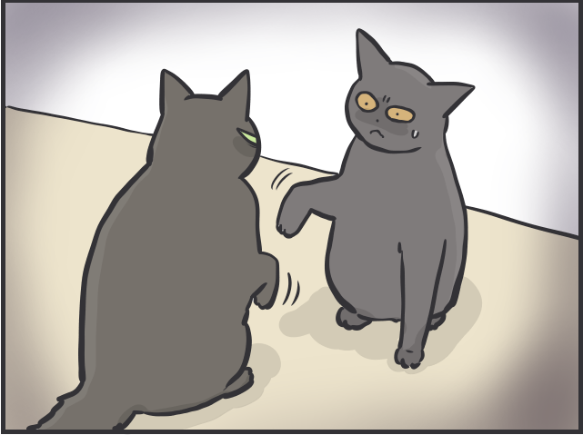 猫たちは普段どんなことを考えているの？ 猫目線で想像してみると...愛おしすぎる！／フニャコ（8）