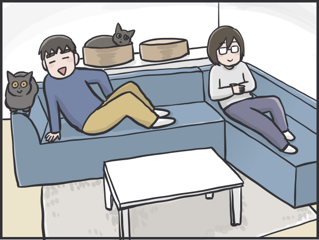 猫たちは普段どんなことを考えているの？ 猫目線で想像してみると...愛おしすぎる！／フニャコ（9）