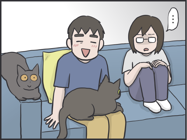 猫たちに一番愛情を注いでいるのは私なのに！夫と私への「扱いの格差」が納得いかない！／フニャコ（2）