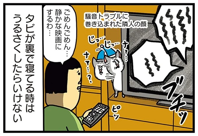 飼い主と犬の「心が通じ合った瞬間」。いや、これは嬉しくない…！／まめきちまめこニートの日常 こまちとタビ2（画像147/164枚目）