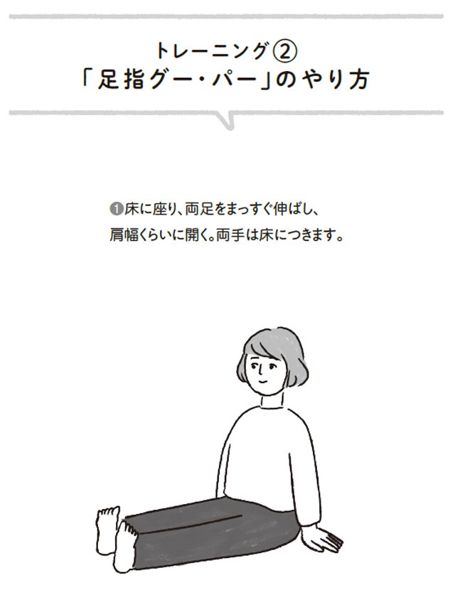   イラスト／古谷充子『ボケない散歩』より