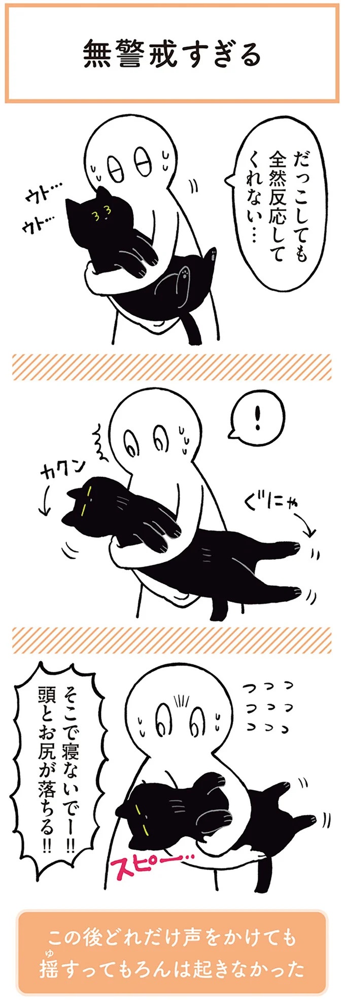 「ノラの子猫を保護してるからもらって」家にきた初日から…え、嘘でしょ？／黒猫ろんと暮らしたら（画像66/184枚目）