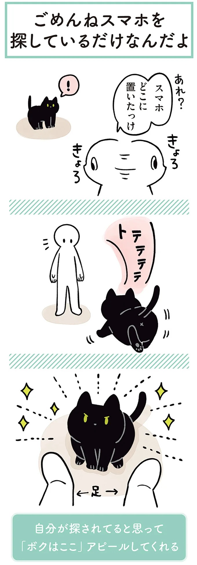 「ノラの子猫を保護してるからもらって」家にきた初日から…え、嘘でしょ？／黒猫ろんと暮らしたら（画像99/184枚目）