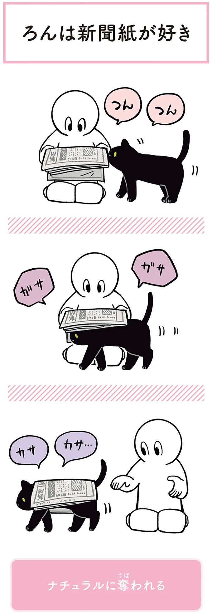 「ノラの子猫を保護してるからもらって」家にきた初日から…え、嘘でしょ？／黒猫ろんと暮らしたら（画像136/184枚目）