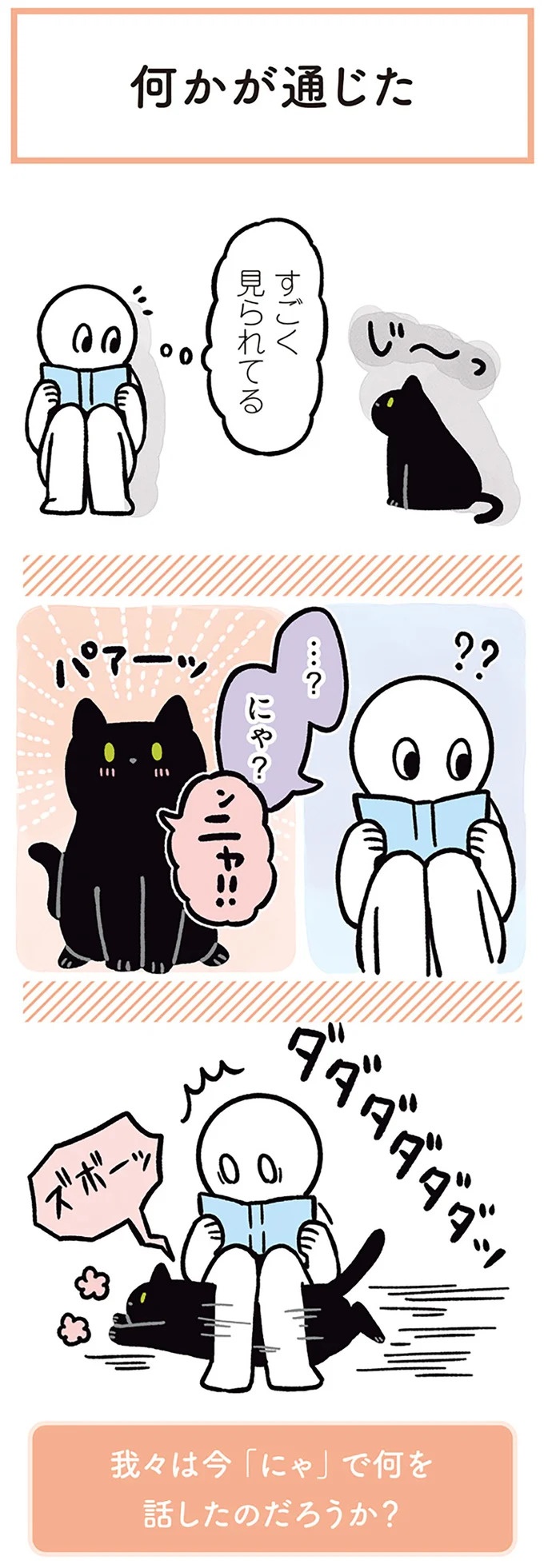 「ノラの子猫を保護してるからもらって」家にきた初日から…え、嘘でしょ？／黒猫ろんと暮らしたら（画像167/184枚目）