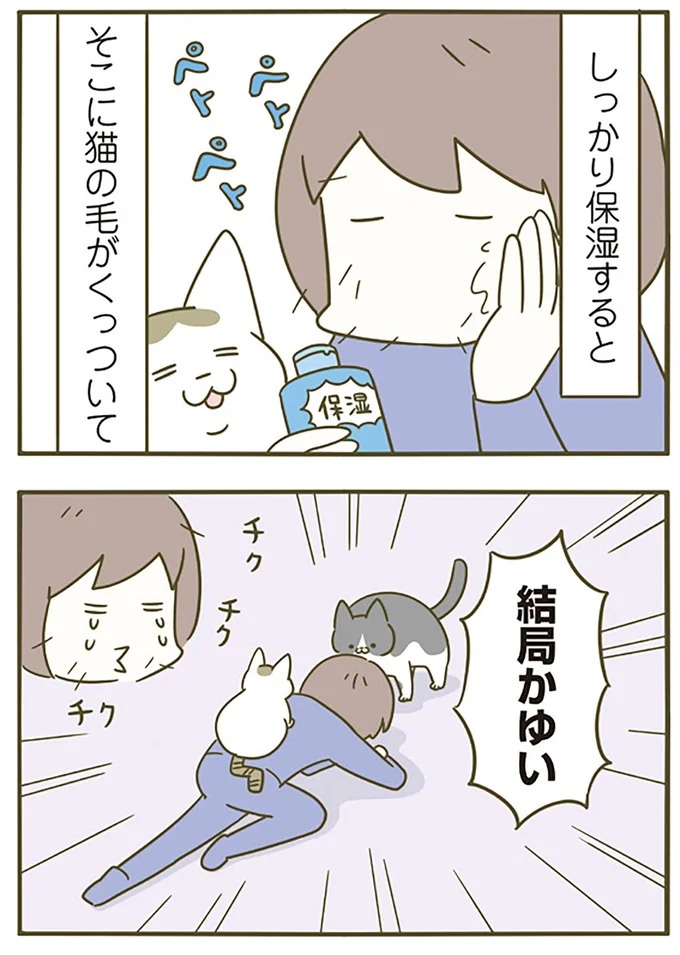 猫は、「無言なのにうるさい」。視界の端でちょっかいを出してきて…／うちの猫がまた変なことしてる。3（画像77/89枚目）