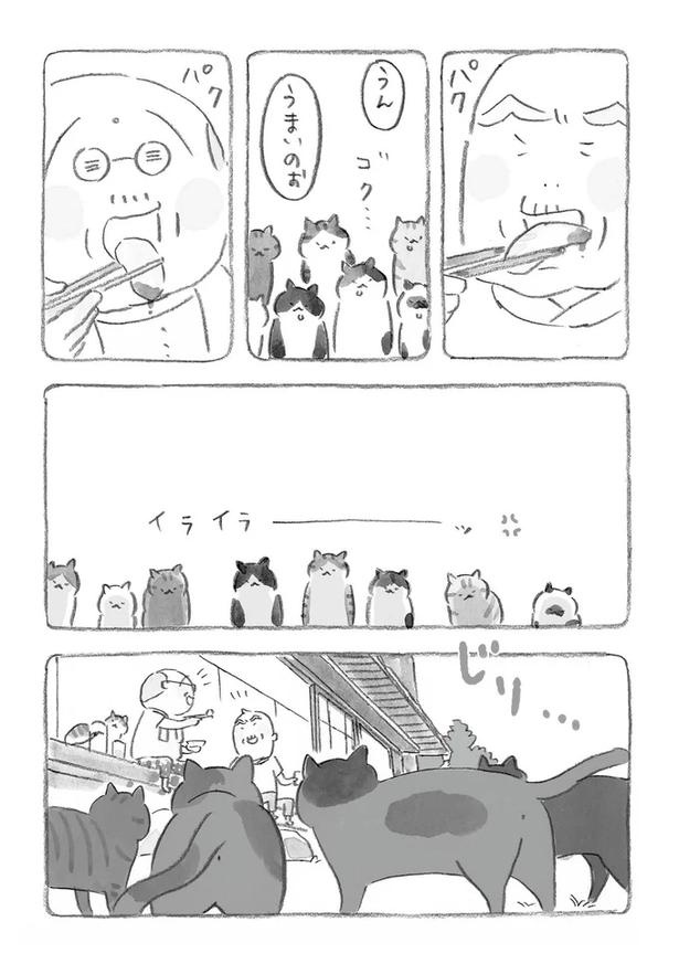 至る所でくつろぐ猫たち。ここは、じーちゃんとばーちゃんと猫の町／ねことじいちゃん（画像37/184枚目）