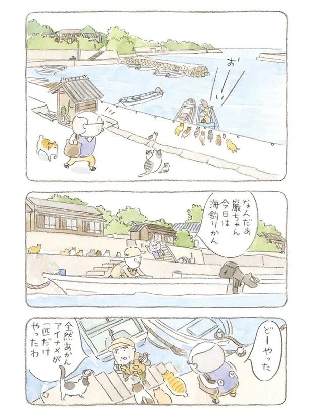 至る所でくつろぐ猫たち。ここは、じーちゃんとばーちゃんと猫の町／ねことじいちゃん（画像104/184枚目）