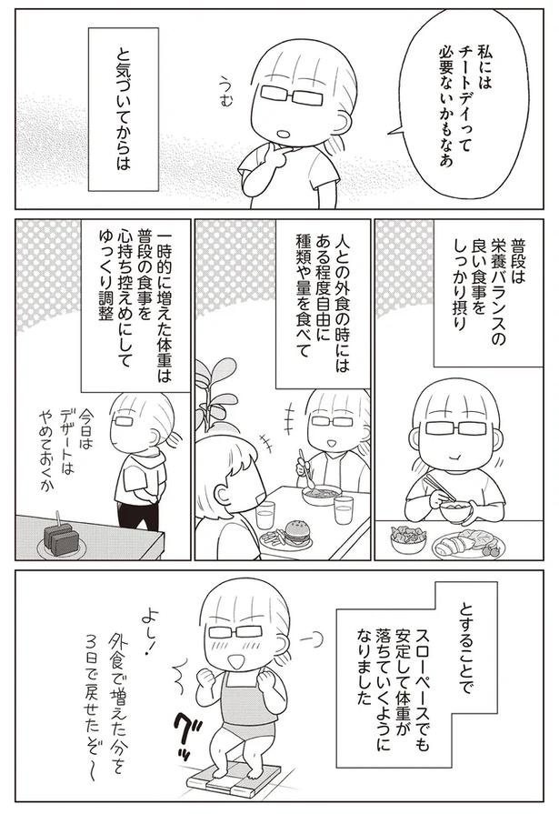 「糖尿病になっちゃった」友人からでの電話で、10年ぶりのダイエットを決意／人生で一番楽に17kgのダイエットに成功しました（画像79/91枚目）