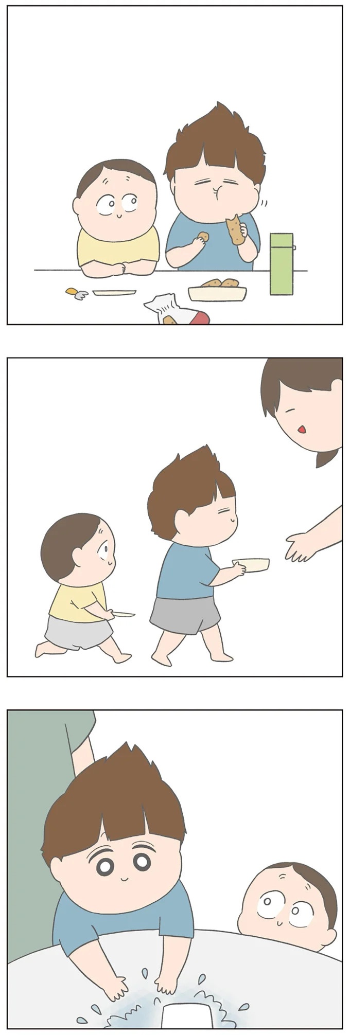 長男は「三度の飯より飯が好き」…？ 愉快痛快な日々を送る一家のハッピーライフ／チリもつもれば福となる（画像338/371枚目）