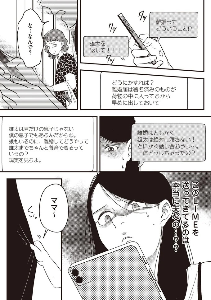 バツイチ同士で再婚、出産。家族4人の新しい人生を歩んでいけるはずが「もう君とは離婚する」／産後10日でホームレス（画像12/94枚目）
